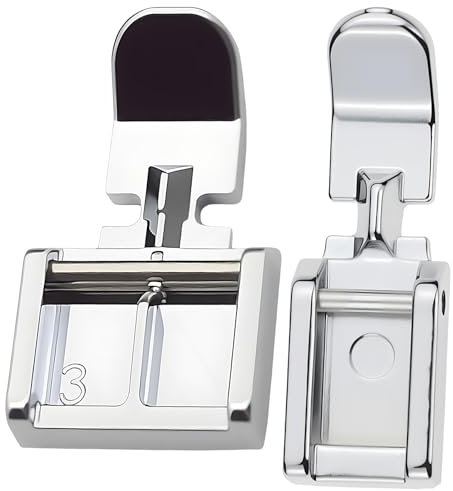 filheraze Pied de Machine à Coudre, Pied de Fermeture à Glissière Clip, Machine à Coudre Universelle pour la Maison, Pied de Presse pour Singer, Brother, Babylock, Euro Pro