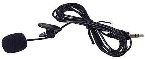 Yardwe Kleiner Mikrofon mit 3,5-mm Klinkenstecker für Computer und Tablette Tragbar Schwarz mit Clip Plug and Play Leicht für Live Übertragungen und Gesangstests