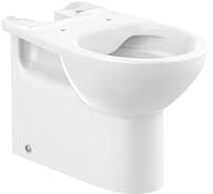 ROCA A342V05000 TAZA VICTORIA COMPACTA S/DUAL RIMLESS BLANCO (2024) (CISTERNA Y ASIENTO NO INCLUIDO)