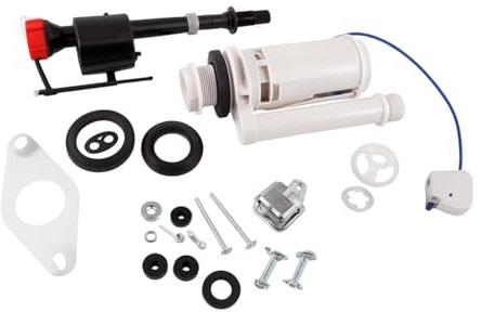 Fluidmaster Pro Spülkasten-Komplettpaket - Füllventil & Spülventil Kit - Komplettes WC-Reparaturset