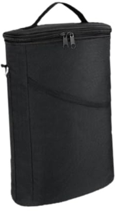Gcljlmy Sac à dos isotherme à deux bouteilles de vin - Sac de rangement portable - Sac isotherme - Porte-vin thermique pour le camping