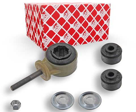 febi bilstein 09474 Verbindungsstange mit Mutter, Unterlegscheiben und Lagern, 1 Stück
