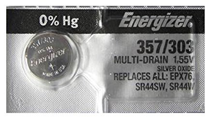 Energizer 357/303 SR44 AG13 Silver Oxide Watch Battery