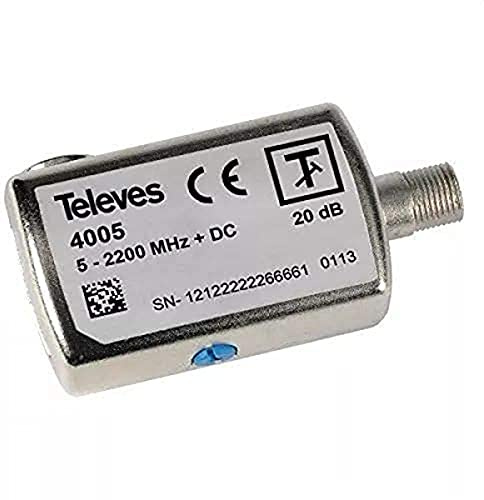 Televes 4005 – Dämpfungsregler 0 – 20dB F steckbar 5 – 2200 MHz