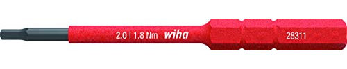 Wiha 2831-18 SW slim-Vario VDE Embout de vissage 6 pans isolé pour porte-embout slimVario Pas de version slim 2,0 x 75