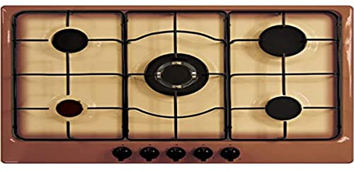 Plados Piano cottura STAR75 a gas incasso 5 fuochi 75 cm - Terra di Francia