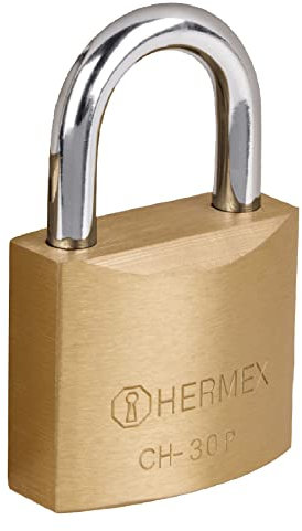 Hermex Basic CH-30P, Candado con cuerpo de hierro de 30mm, en caja