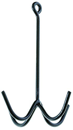 Roma 4er Zaumzeug-Haken (Einheitsgröße) (Schwarz)