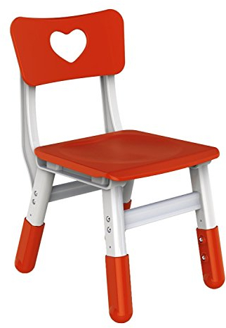 Bieco 04000039 - Kinderstuhl rot, höhenverstellbar, ca. 35 x 30 x 50 cm
