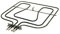 Resistencia superior Grill doble 230 V horno Rex Electrolux original 3970129015