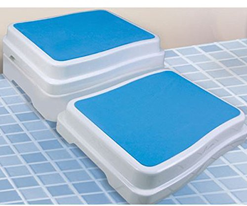 ClaraVital Badewanneneinstiegshilfe, 2 Module, Blau, Kunststoff