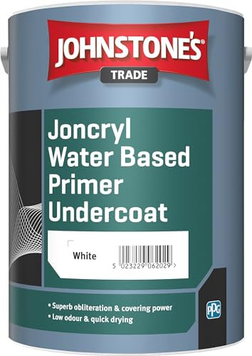 JOHNSTONES TRADE ECOLOGICAL JONCRYL WATER BASED PRIMER UNDERCOAT WHITE 2.5LTR