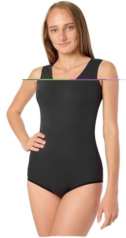 Merry Style Damen Body Ärmellos BD901 (Graphit, S)