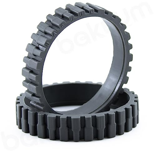 BAKUUM Pack 2 Neumáticos Ruedas para CECOTEC Conga 990, 990 Excellence. y ECOVACS N79, N79S