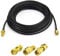Superbat Cavo Antenna SMA 3M SMA Maschio verso SMA Femmina Cavo RG174 50Ohm con 3 Pezzi Kit Adattatore SMA per Antenne 4G LTE, WLAN, Router Huawei, Dispositivi SDR, Radioamatori, ADS-B