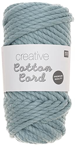 Rico Design Makrameegarn Creative Cotton Cord Patina 25m Mint Baumwolle