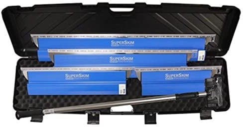Refina Spatula 5pc Kit SuperSkim Plastering Kit Heavy Duty Carry Case Plus Pole