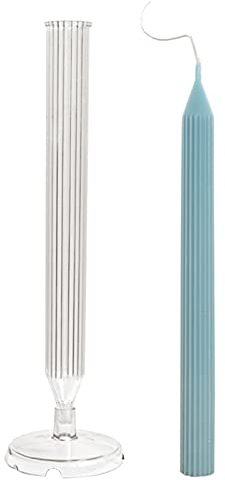 3D Kerzengießform Kunststoff Kerzenform Kerzen Gießform Zum Gießen, DIY Stereo Kerze Form Handgemacht Aromatherapie Kerzenform, Geometrischer Säulentyp Kerzen Gießform Geschenk Für Kinder (A)