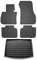 OMAC Fußmatten & Kofferraumwanne Set kompatibel mit BMW 2er Active Tourer F45 2014-2024 Gummi 5X