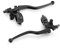 Twilight Garage Gaosai Universal Allgemeine Bremse Linker und Rechter Griff 22mm 7/8-Zoll-Lenker Folding Kupplungshebel für Honda XR50 CRF50