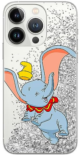 ERT GROUP Handyhülle für Apple iPhone 13 PRO Original und offiziell Lizenziertes Disney Muster Dumbo 015 optimal an die Form des Handy angepasst, mit Glitter Overflow Effekt