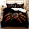 Tomifine Bettwäsche Set Spinne Bettbezug mit Reißverschluss Tier Bettwäsche-Set Mikrofaser (135x200cm/80x80cmx1,Spinne c)