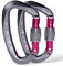 CAMNAL-Karabiner, UIAA-zertifizierte Kletterkarabiner [25KN] Hochleistungskarabiner mit Schraubverschluss zum Klettern, Arbeiten in der Luft, Fallschirmspringen, Hängemattenbau.