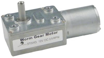 CHANCS Motore di azionamento a vite senza fine 370WG 12V DC 0.9RPM per apparecchiature di automazione