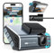 IIWEY Dash Cam Front Rear 4K Built-in WiFi, External GPS, Free 64GB SD Card, High-end Alloy Body Car Camera with 3 LCD Screen, Voice Control, Super Night Vision, Loop Record, 150° Wide Angle, USB C