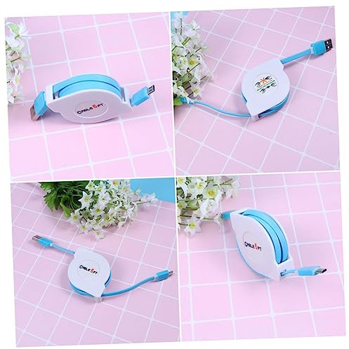 Homoyoyo 2m Retractable Usb Charge Cable for Phones Fast Charging Cord Portable High Charger Cable
