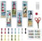 FREEBLOSS 6 Set Lesezeichen Kreuzstich Sets, Stick Lesezeichen Kreuzstich Sets Mit Anleitung, Leuchtturm Landschaftsmuster, Kreuzstich Set Für Anfänger, Lesezeichen Herstellungsset als Geschenk