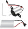 Moteur de rechange pour ventilateur de cheminée, moteur électrique alimenté par la chaleur, pour poêle à bois et brûleur à bûches, 4 lames, métal