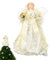 Afurl Engel Weihnachtsbaumspitze, Weihnachtsengel Baumspitze mit Federflügeln, Weihnachtsengel Baumspitze Ornament, Baum-Spitzenengel Figur, 30CM