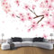 MIATCENRT Papier Peint Panoramique, Clip Art De La Branches De Cerisier En Fleurs, ‎150X105Cm (L×H) Tapisserie Poster Mural Pour Salon Chambre Décoration Murale, Adulte Chambre D'Enfants Décoration