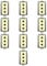 10x Suoneria 12V, campanello, Modulo bianco, Compatibile Con BTicino Magic, frutti, interruttori, pulsanti, deviatori, dimmer, sensori, PIR, buzzer, Per Placche originali e compatibili