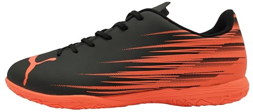 Puma Chaussures de Football Attacanto II ItSoccer pour Homme, Puma Noir et Rouge, 42 EU