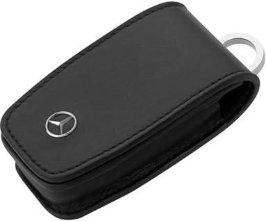 Mercedes-Benz Schlüsseletui Schlüsseltasche sw Rindleder Edelstahl B66958408