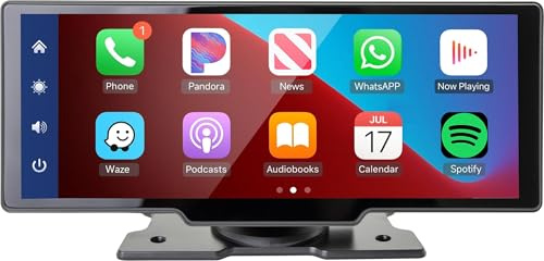 SYNCHRO Ecran CarPlay & Android Auto - Ecran Tactile de 10,26, Dashcam Avant intégrée, Bluetooth 5.0, Wi-FI