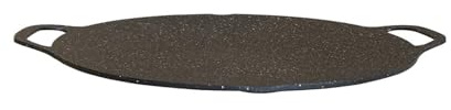 Poêle à crêpes ronde antiadhésive multi-usages, idéale for les voyages, le camping, la maison, le barbecue(36CM)