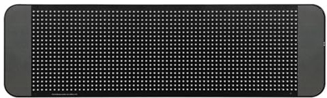 Yechiry Panneau Lumineux LED, Affichage Défilant Programmable Flexible 64 X 20 Points avec Perles Lumineuses RVB et Faible Consommation d'énergie, Idéal pour l'animation de Texte Personnalisée Via