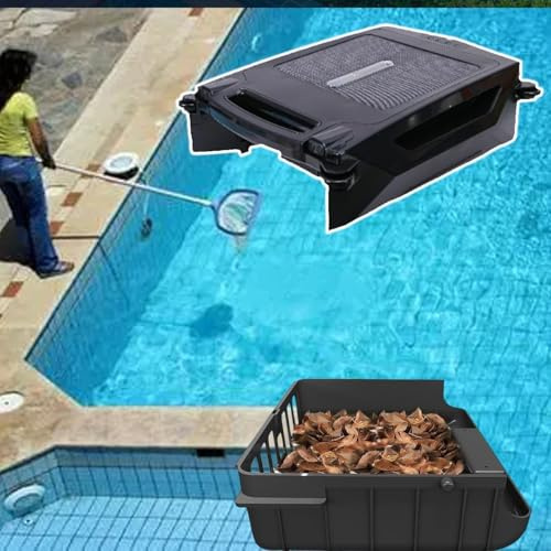 coyrugky Robot de Surface Piscine Solaire, écumoire Automatique sans Fil, Rechargeable – pour piscines enterrées et Hors Sol