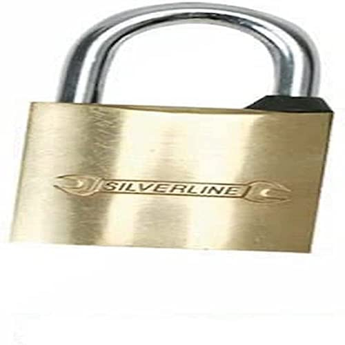 Silverline MSS03 Brass Padlock 40 mm