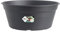 Elho Green Basics Bowl 27 - Vaso per Esterno - Ø 27.0 x H 11.4 cm - Nero/Living Black