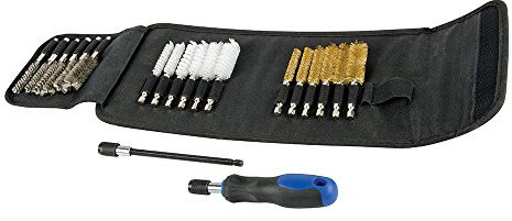 Silverline 982654 Detail Wire Brush Set, 20-Piece, 9-19 mm