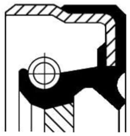 Corteco 01035029B Oil Seal for Manual Gearbox