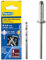 Rapid 5000388 Rivets hautes performances Ø4.8 x 12mm