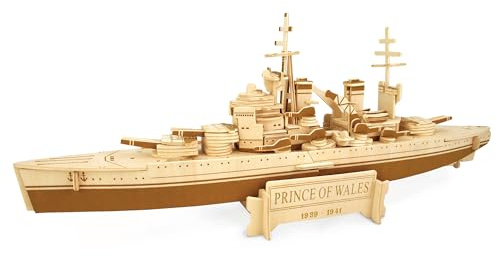 Quay HMS Prince of Wales Woodcraft Construction Kit FSC