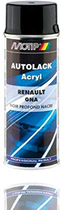 Peinture carrosserie noir profond, GNA, n.400, 400ml - Motip