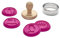 Lurch Shopping Queen Keksstempel Set 6-teilig, Silikon, pink, 0.1x0.1x0.1 cm
