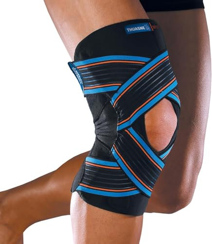 THUASNE Ginocchiera aperta sport - ginocchiera per dolorante o instabile - Supporto 4/5